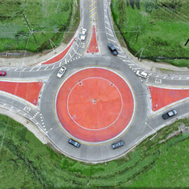 Skyline Drive & Crenshaw Road Intersection Roundabout